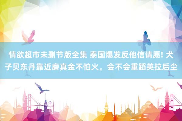 情欲超市未删节版全集 泰国爆发反他信请愿! 犬子贝东丹靠近磨真金不怕火。会不会重蹈英拉后尘