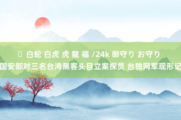 ✨白蛇 白虎 虎 龍 福 /24k 御守り お守り 国安部对三名台湾黑客头目立案探员 台独网军现形记