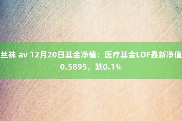 丝袜 av 12月20日基金净值：医疗基金LOF最新净值0.5895，跌0.1%